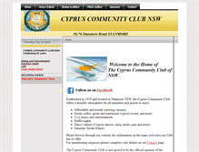 Tablet Screenshot of cypruscommunityclub.com.au